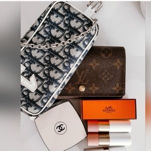 *Rare* Authentic Limited Edition Dior Blue Monogram Reworked Belt Bag/ Wrislet